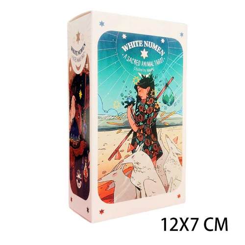 12x7cm白努曼塔牌White Numen Sacred Animal Tarot 英文卡牌游戏
