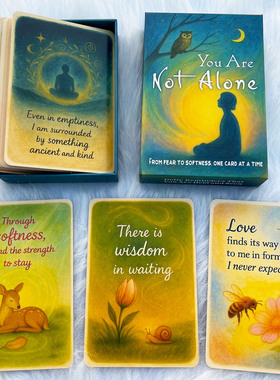 You Are Not Alone Oracle静夜思神谕 天地盖12X8CM 英文卡牌游戏