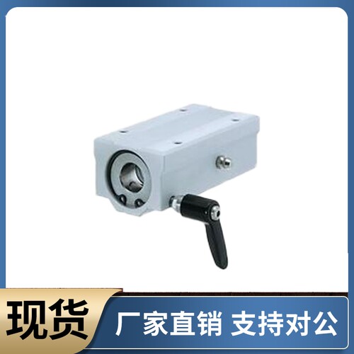 带夹紧把手直线轴承固定座LHBBC16 LHBBWC20 LHBLC25锁紧LHBLWC30