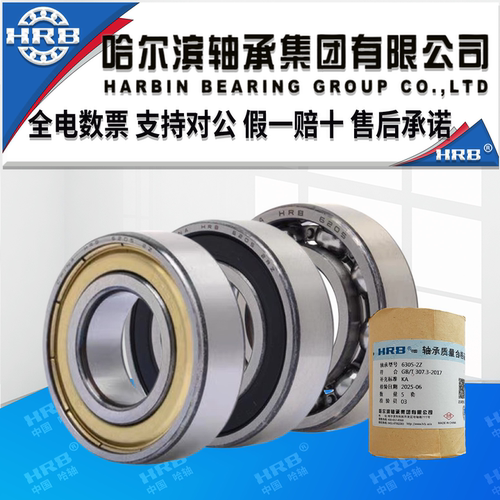 哈尔滨深沟球轴承6300-6305双封