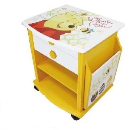 熊维尼 长桌 律动柜 收纳柜 四轮可动 维尼熊 迪士尼
