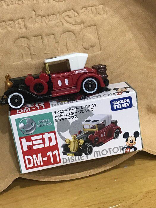 日本正版 tomica tomy 米奇 梦幻古董车 多美小汽车