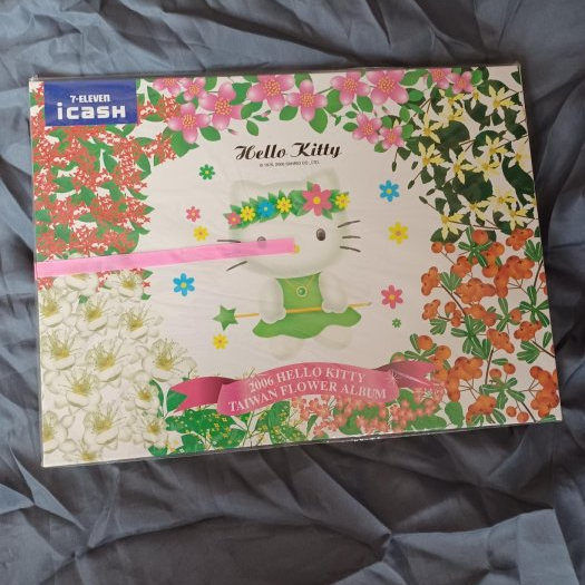 第一代 icash HELLO KITTY 优雅版花花胸章共7张icash卡