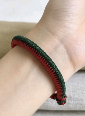 补木补火 ，双色加粗金刚结  红色 墨绿色 中式风格