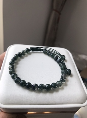 五行补木手链 天然石6毫米  4毫米 小珠子 长度可以调节