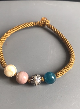 紫冰玫瑰玫瑰石手链护身符