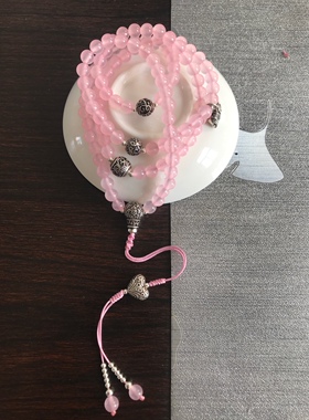 樱花石 6毫米108颗 925银 配饰 青春少女款