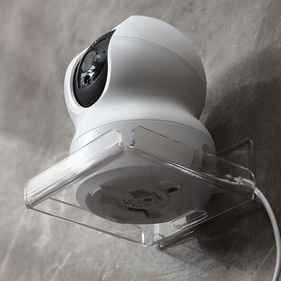 监控支架墙上置物架家用摄像头路由器放置架免打孔托架子挂墙支架