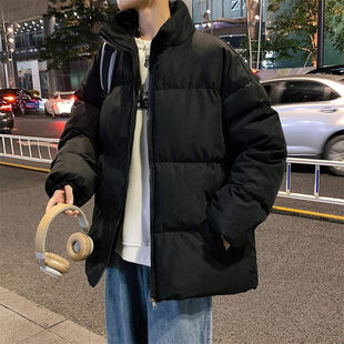 休闲潮流保暖棉服 面包服韩版 PL06秋冬季 棉衣外套港风情侣纯色冬装