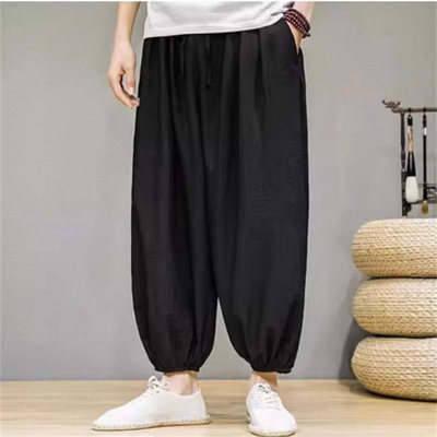 秋季加肥加大码宽松阔腿裤