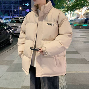 MY01冬季新款宽松情侣棉服港风潮流青少年学生休闲百搭保暖面包服