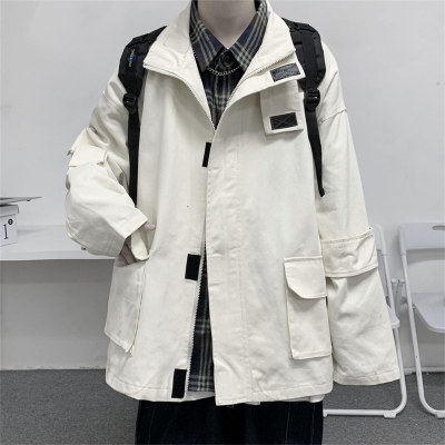 秋季日系多口袋机能工装外套