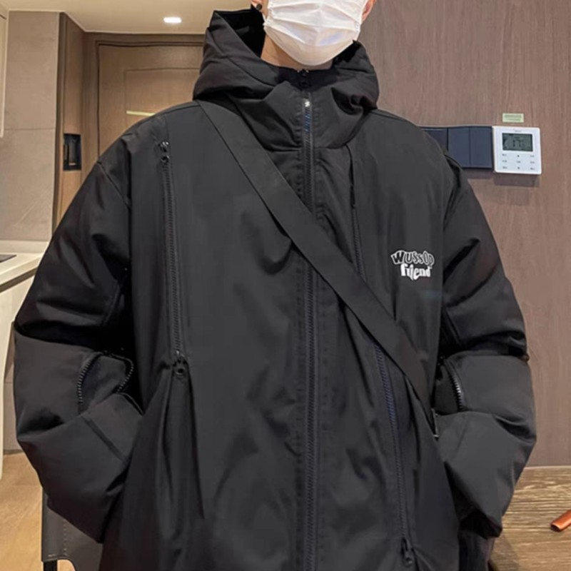 24C12A6新款多拉链加厚棉衣冬季美式街头情侣棉服外套宽松面包服,女装/女士精品,棉衣/棉服,淘宝优惠券,粉丝福利购,淘宝优惠卷