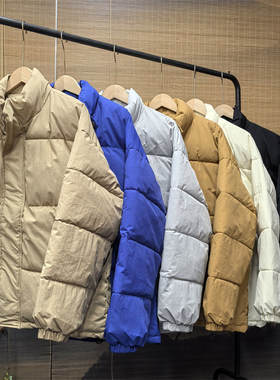 MY02冬季新款冲锋棉服情侣款立领面包服宽松休闲棉袄加厚棉衣外套