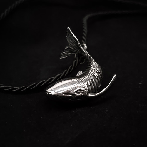 吊坠钛钢骸骨朋克风项链配饰