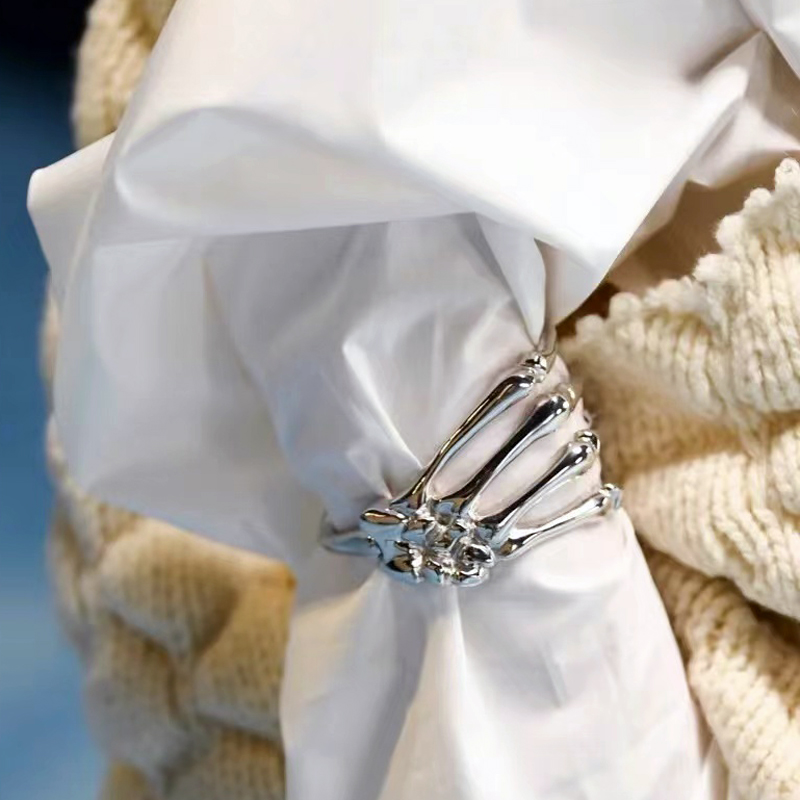 新走秀款朋克男女金属手镯百搭