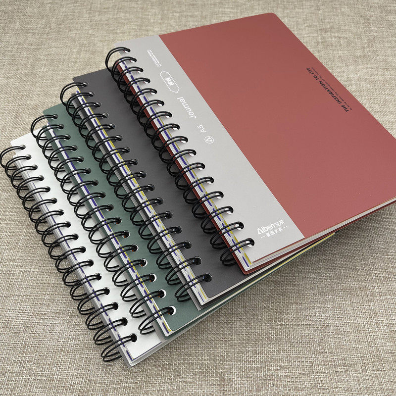 A4喜通带分类线圈本学生用课堂笔记日记本加厚简约PP面记事本子