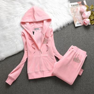 juicyconut天鹅绒运动服