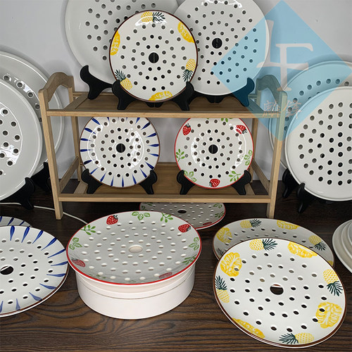 平盘蒸气盘陶瓷盘饺子盘鱼生盘