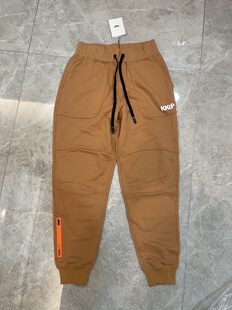 加厚全棉保暖卫裤 男休闲裤 男装 休闲裤 潮酷KKTP男装 弹力卫裤 秋冬款