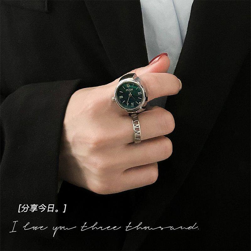 英国设计师TopWhit高颜值手表戒指男女朋克百搭小众情侣手指表时