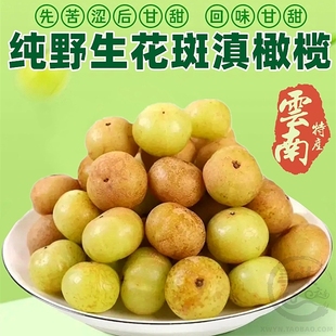 云南真野生滇橄榄花斑果大理橄榄泡酒生吃孕妇水果酸余甘子牛甘果