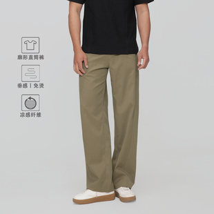 美式 复古chino弯刀宽松阔型直筒裤 春秋直筒长裤 都市风暴系列