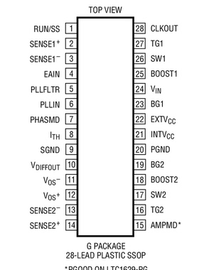 原装  LTC1629CG LTC1629IG LTC1629 SSOP 现货可直拍