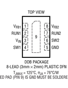 原装  LTC3547BEDDB-1 LTC3547B-1 DFN 现货可直拍
