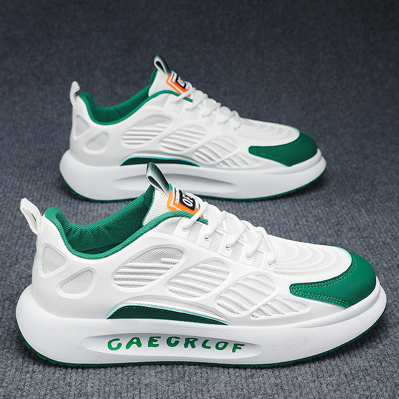 夏季男鞋2023新款潮流学生运动跑步网面休闲莆田透气增高老爹潮鞋