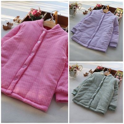 包邮儿童加厚丝棉棉袄冬季卫衣