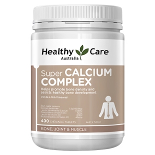 HealthyCare澳洲进口高钙片复合维生素D中老年成人vd补钙400粒