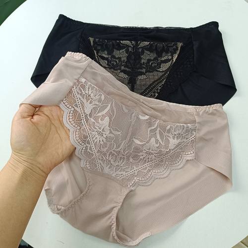 新款出口外贸韩国原单中低腰内裤女包臀舒适甜美无痕速干女三角裤