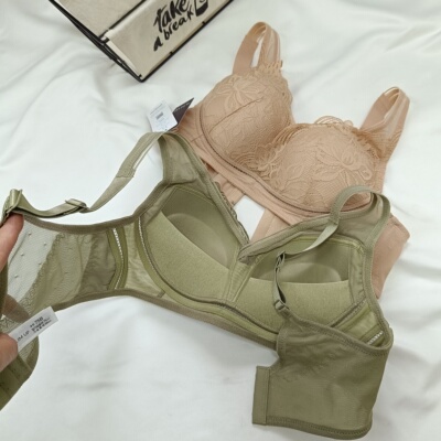 新下线 高品质韩国原单大牌聚拢侧收蕾丝文胸罩内衣女薄款高品质