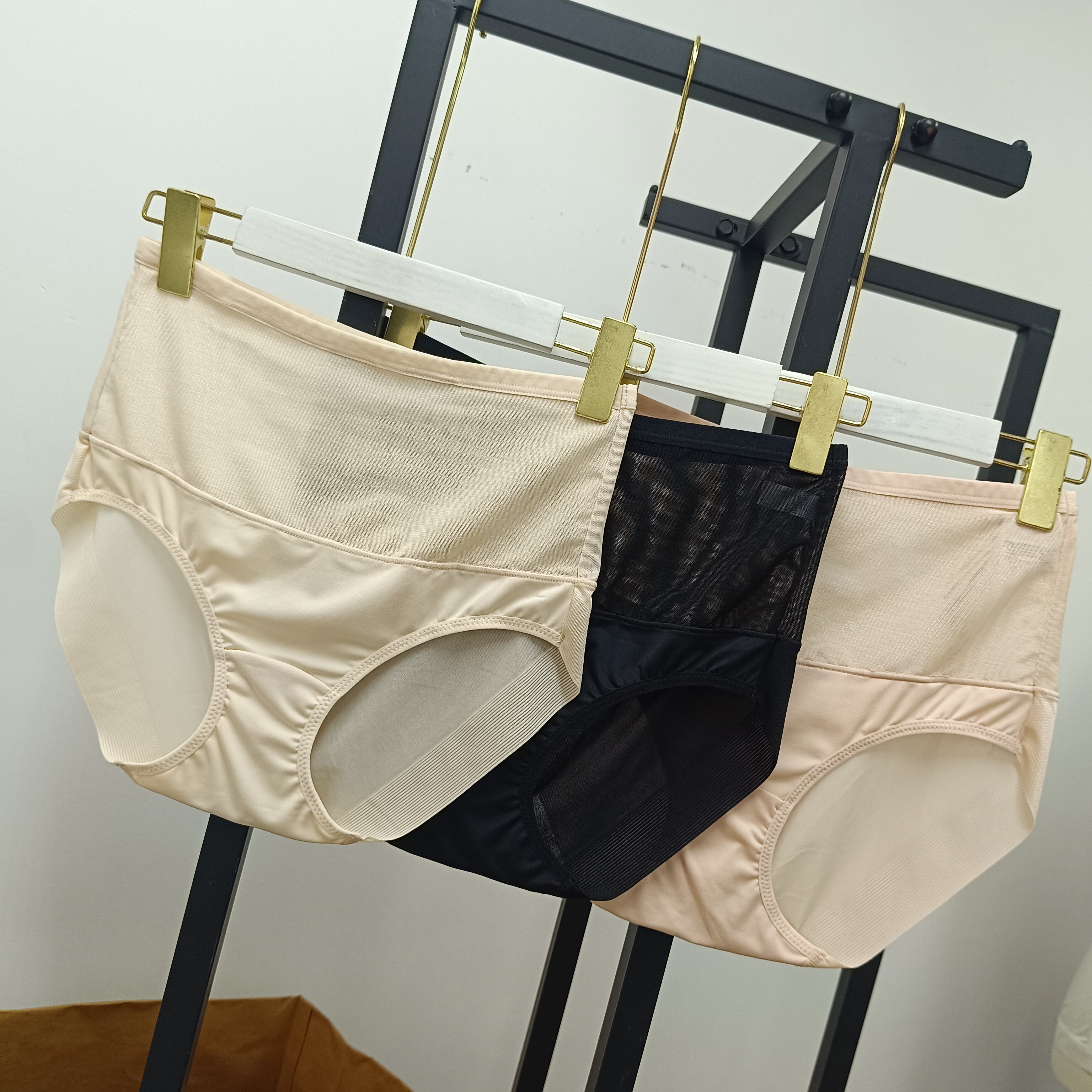 捡大漏出口韩国高腰收腹提臀无痕内裤女塑身收小肚子外贸短裤特价