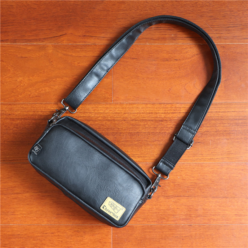 盒子男士运动休闲风迷你单肩包