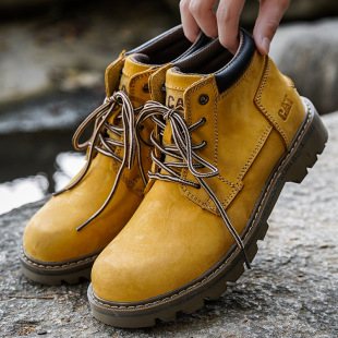 大头耐磨中帮鞋 男真皮休闲皮鞋 头层牛皮磨砂皮百搭男靴 鞋 户外工装