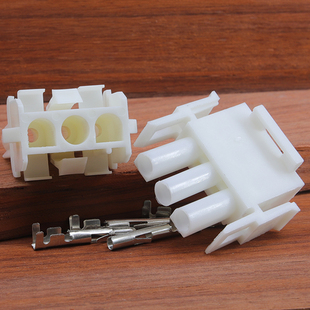 电线连接器接插件公母接线端子3P接线端子6358电梯接头货梯接线器