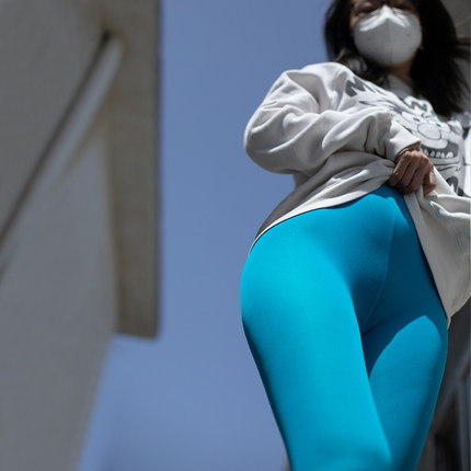 2件包邮100D天鹅绒彩色连裤袜单面加裆糖果色丝袜荧光绿青色黄色