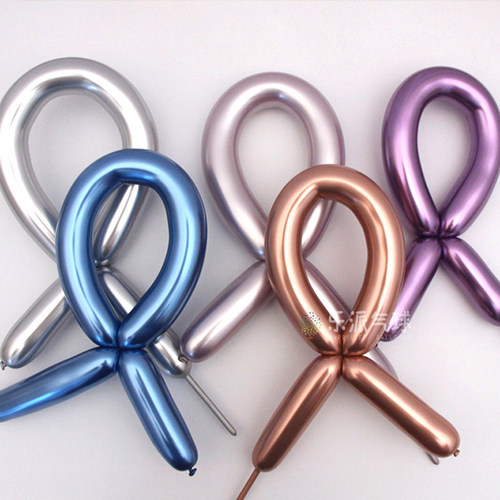 帅安金属长条百变造型编织气球