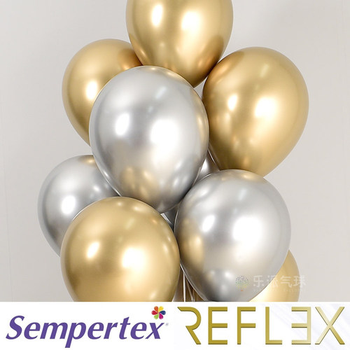 哥球5寸12寸金属圆形气球 进口260络色长条球 Sempertex  50个 - 封面