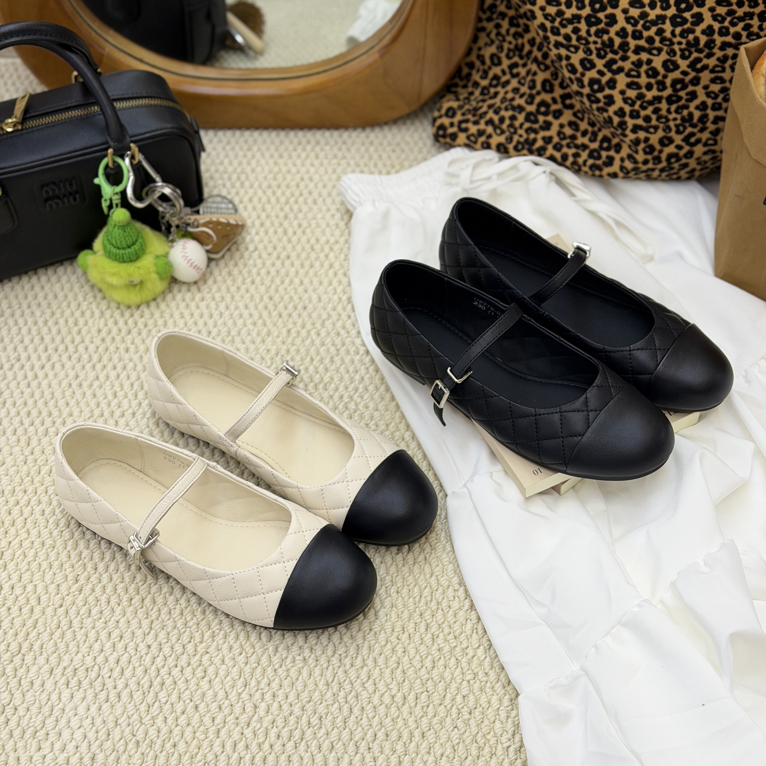 嘟小嘟羊皮玛丽珍鞋女2026春季新款时尚百搭轻便透气平底休闲单鞋,女鞋,玛丽珍鞋,淘宝优惠券,粉丝福利购,淘宝优惠卷