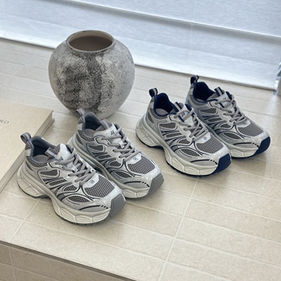 嘟小嘟真皮厚底老爹鞋女2025秋季新款时尚百搭轻便增高休闲运动鞋