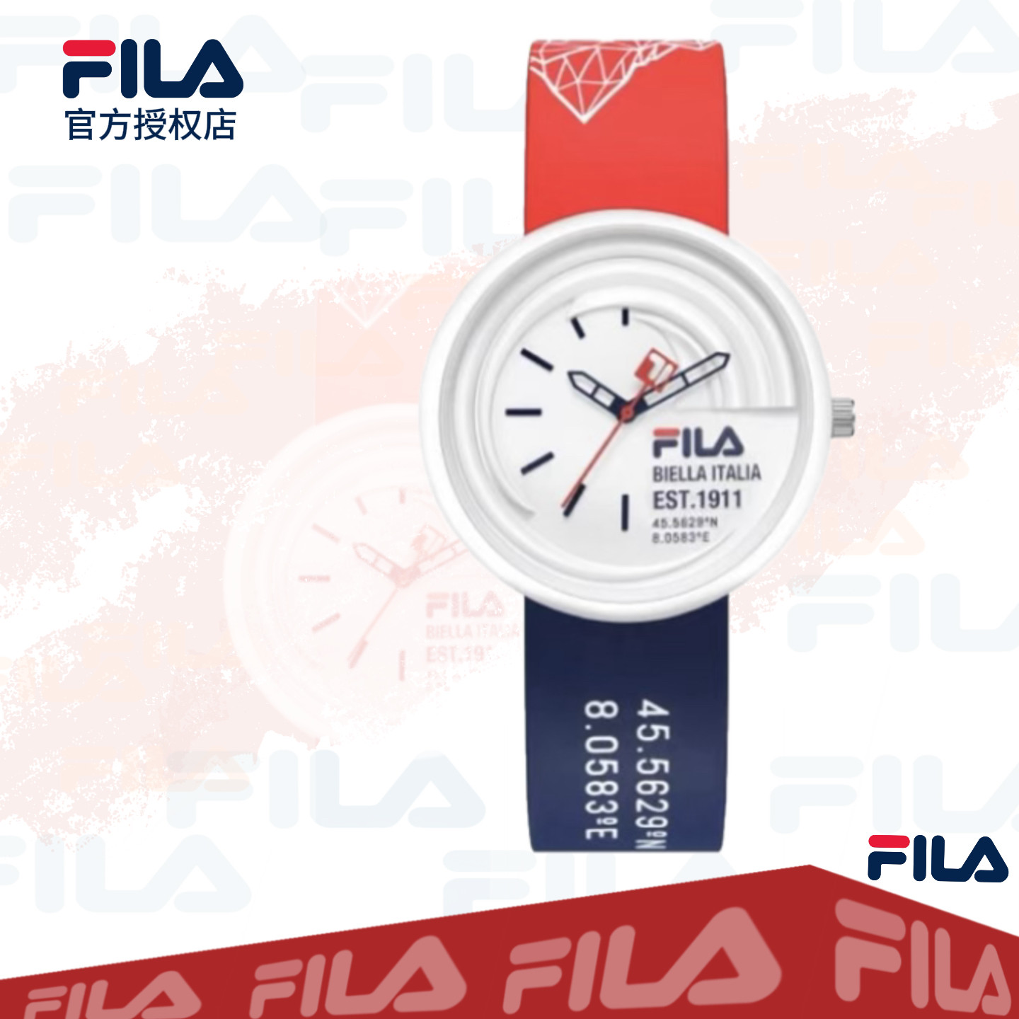 FILA斐乐小众设计学生手表初高中男女生时尚只看时间静音腕表6769