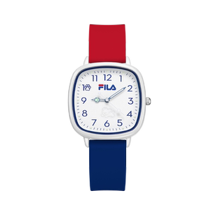 FILA斐乐初高中学生女表小方表静音精准考试专用只看时间腕表6848