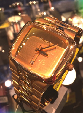 代购正品Nixon Player尼克松小金表简约方形时尚男女手表 A140509