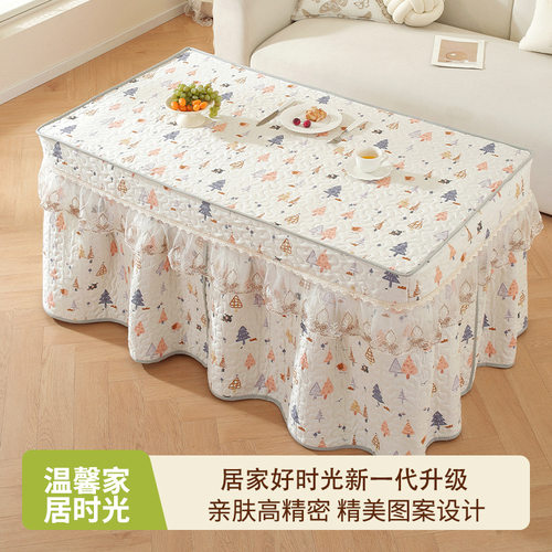 2025年新款烤火罩电炉罩套桌布长方形电暖桌套布罩电炉罩烤火炉