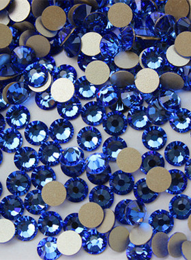 进口奥钻平底钻 206深蓝色 美甲水钻 DIY饰品贴钻指甲饰品华子