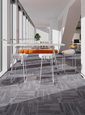 M210上海写字楼办公室地毯拼接方块丙纶vae底背阻燃环保魔毯王国