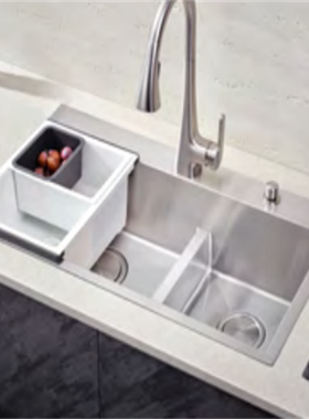 科勒K-36353/36354/36355 玛亚科大小槽台上台中台下多用厨盆